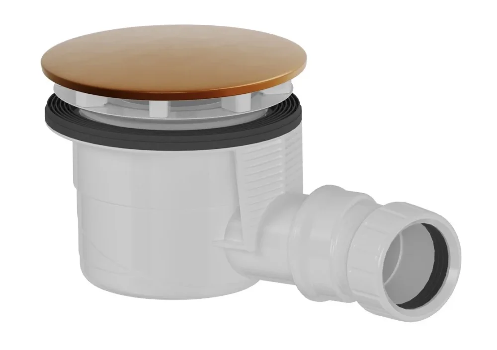 Polysan Vaničkový Sifon, Průměr 90mm, Dn40, Krytka Měď Mat Nízká Cena