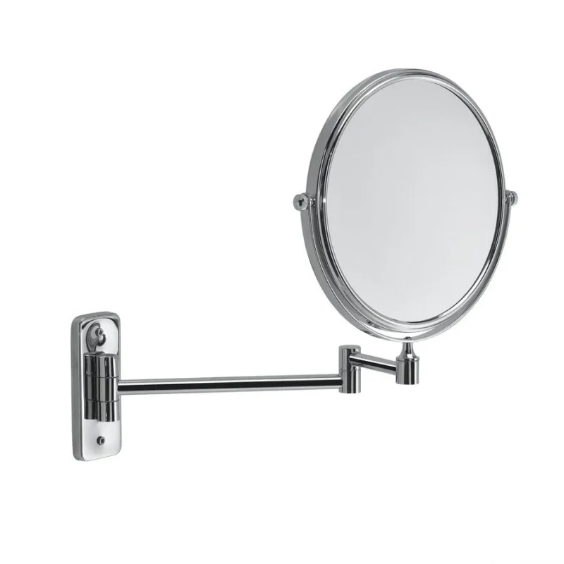 Sleva Gedy Gaia Kosmetické Zrcátko Závěsné, ø 180mm, Oboustranné, Chrom