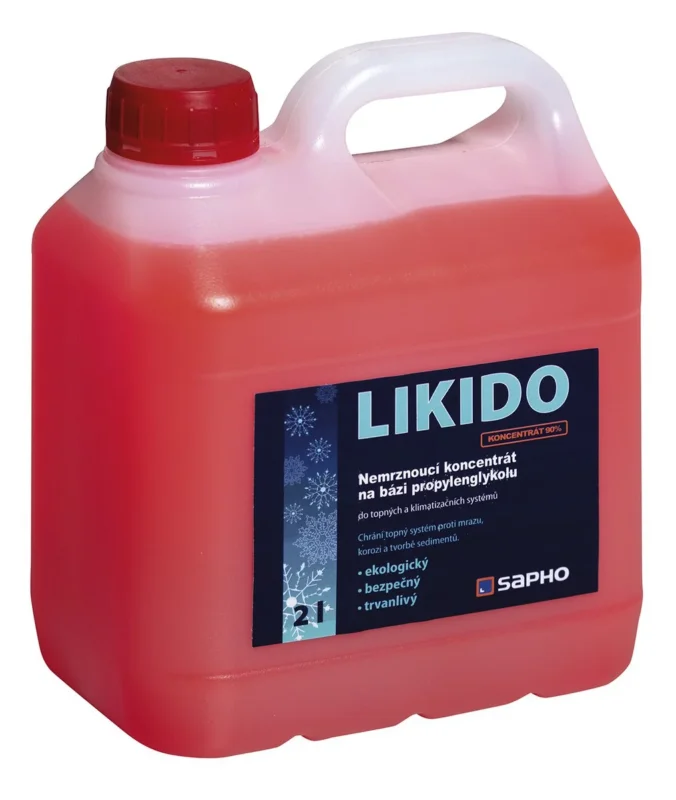 Výhodná Nabídka Aqualine Likido Nemrznoucí Teplonosná Směs Do Otopných Těles, 2 L