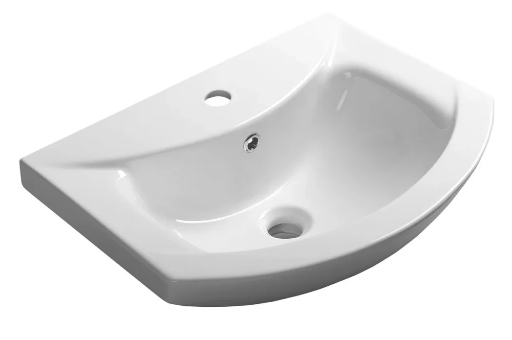 Aqualine Zero Keramické Umyvadlo Nábytkové 55x43,5cm, Bílá Autentický