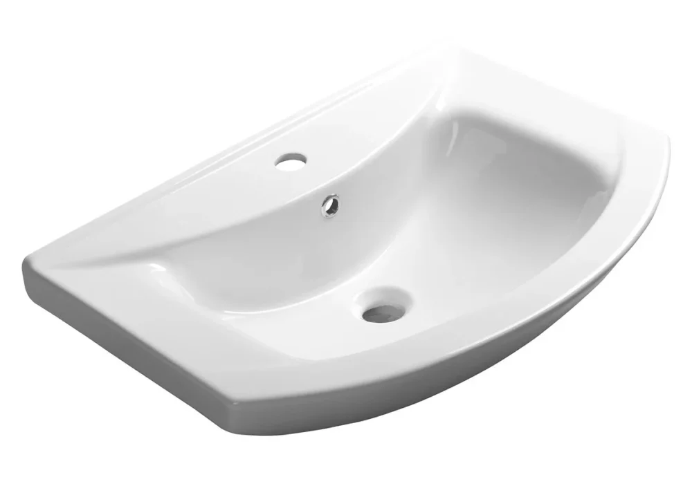 Aqualine Zero Keramické Umyvadlo Nábytkové 65x46cm, Bílá Zlevněný