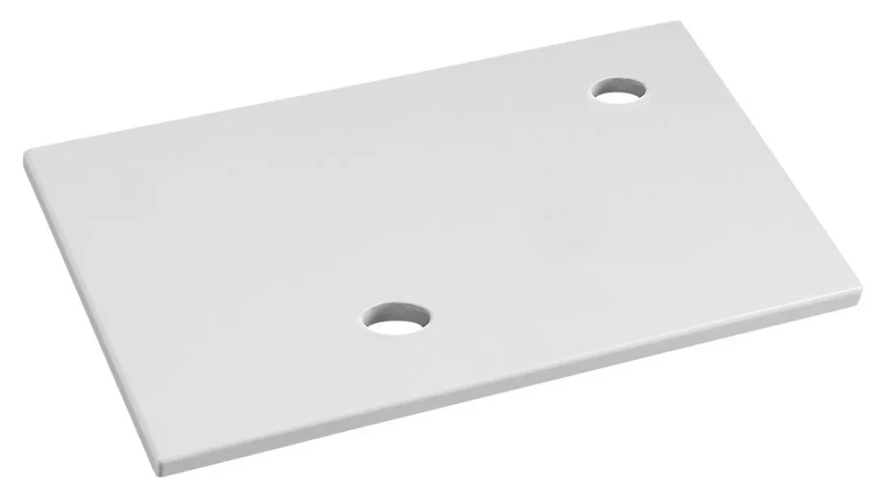 Nová Kolekce Sapho Minor Deska Pod Umývátko 40x22,5cm, Baterie Vpravo, Litý Mramor, Bílá