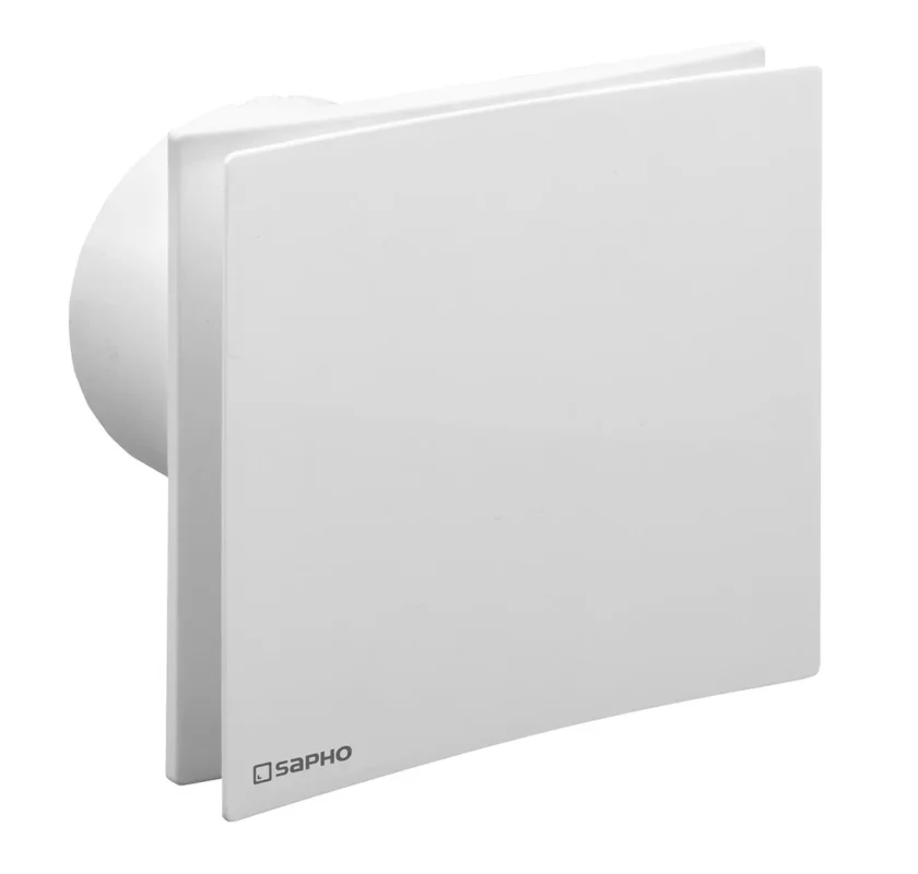 Sapho Eira Koupelnový Ventilátor Axiální S časovačem, 15w, Potrubí 100mm, Bílá Pouze Dnes