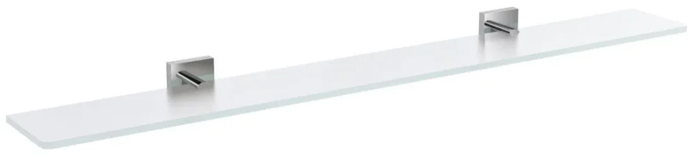 Poslední Šance Sapho X-square Skleněná Police 900mm, Chrom/mléčné Sklo