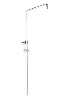 02098c12 - Pevné Teleskopické Rameno Sprchy, Délka 745-1195 Mm, Držák Ruční Sprchy, Převlečná Matka 1/2" - Tevere AQS02098 Expresní Doručení