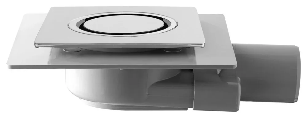 Omezená Nabídka Omp Tea Tirana Podlahová Vpust Boční 150x150mm, Dn50, Chrom