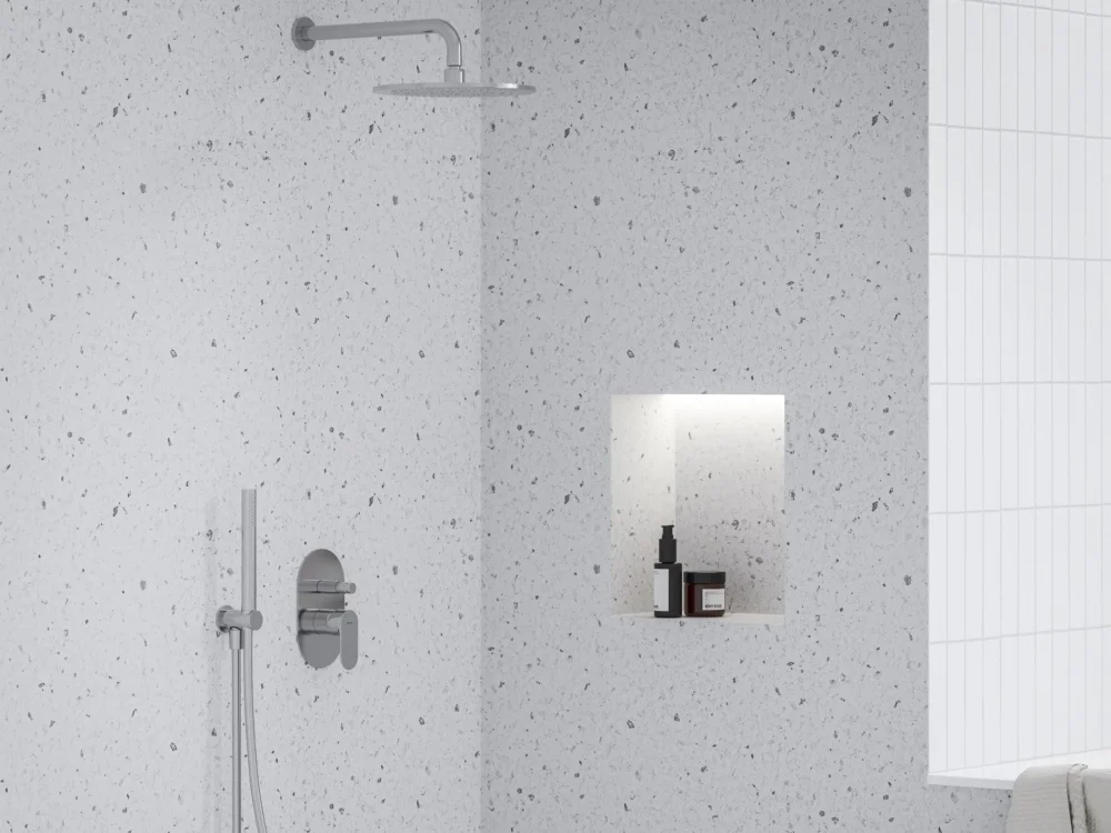 Speciální Cena Podomítková baterie Eleganta, s automatickým přepínačem - EL 061.00CR.O2 Podomítková baterie 2-cestná s tělesem, chrom X070218