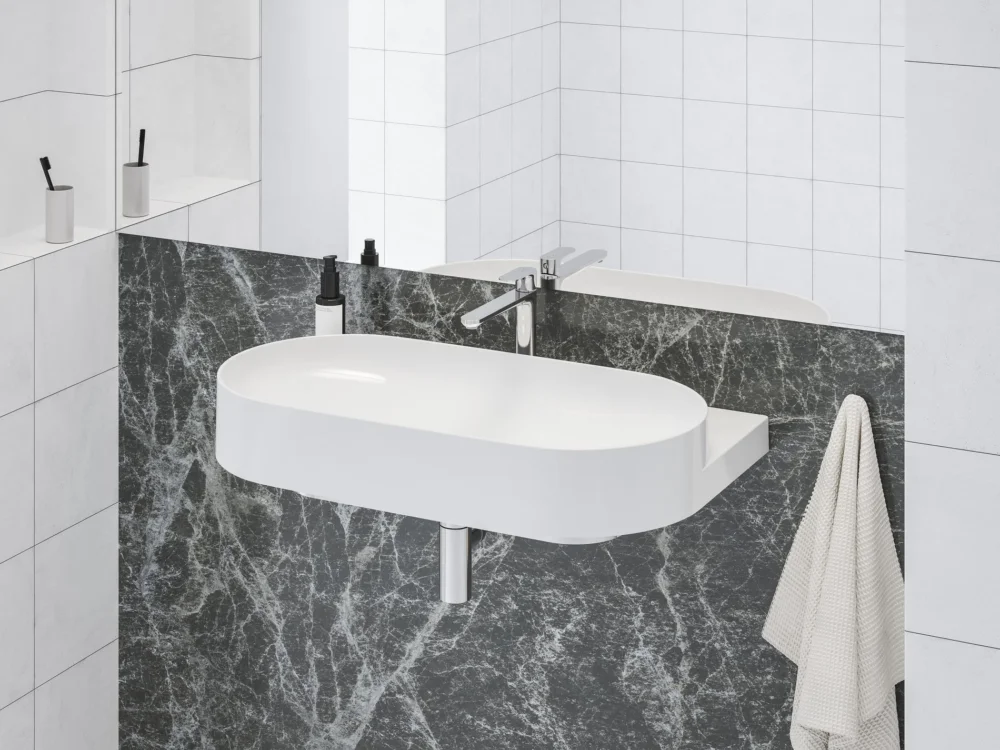 Umyvadlová stojánková baterie Eleganta BeCool EL 014.01 - EL 014.01CR Umyvadlová stojánková baterie BeCool 220 mm bez výpusti, chrom X070414 Bezpečná Platba