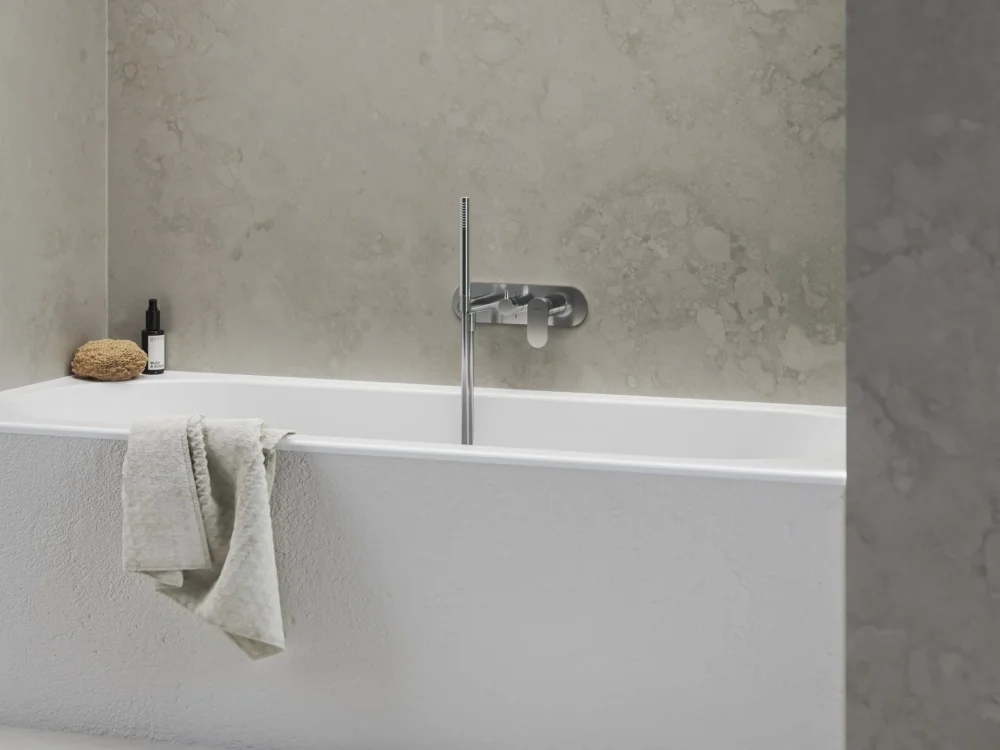 Omezená Nabídka Podomítková baterie Eleganta EL 065, s přepínačem, se setem, pro R-box - EL 065.00CR.O2.RB07D.+S Podomítková baterie 2-cestná bez tělesa, se sprchovým setem, chrom X070220