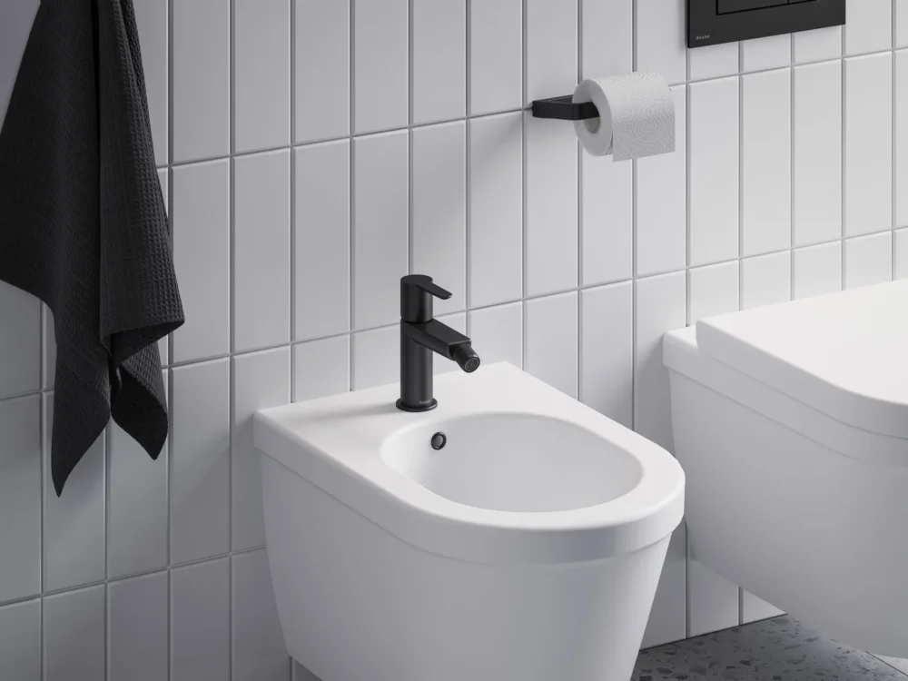 Bidetová stojánková baterie Puri - PU 055.20BLM Bidetová stojánková baterie 151 mm s výpustí ClickClack, černá matná X070189 Kup Teď