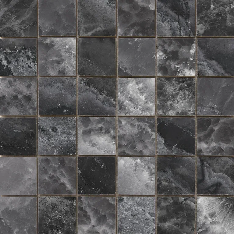 Mozaika jako mramor Cifre Lixium Mosaico Black 30x30 Luc. Rett. Časově Omezené