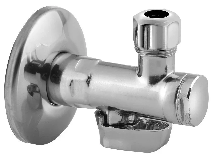 Sapho Rohový Ventil S Matkou, 1/2"x 3/8", Chrom Must-Have