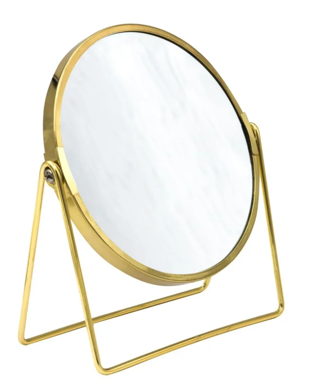 Kup Teď Ridder Summer Kosmetické Zrcátko Na Postavení, ø 160mm, Oboustranné, Zlato