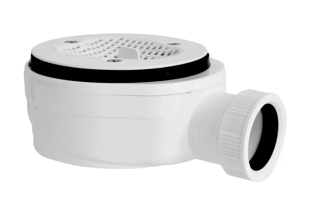 Vrácení Zdarma Gelco Vaničkový Sifon, Průměr 90mm, Dn40, Extra Nízký, Pro Vaničky S Krytem