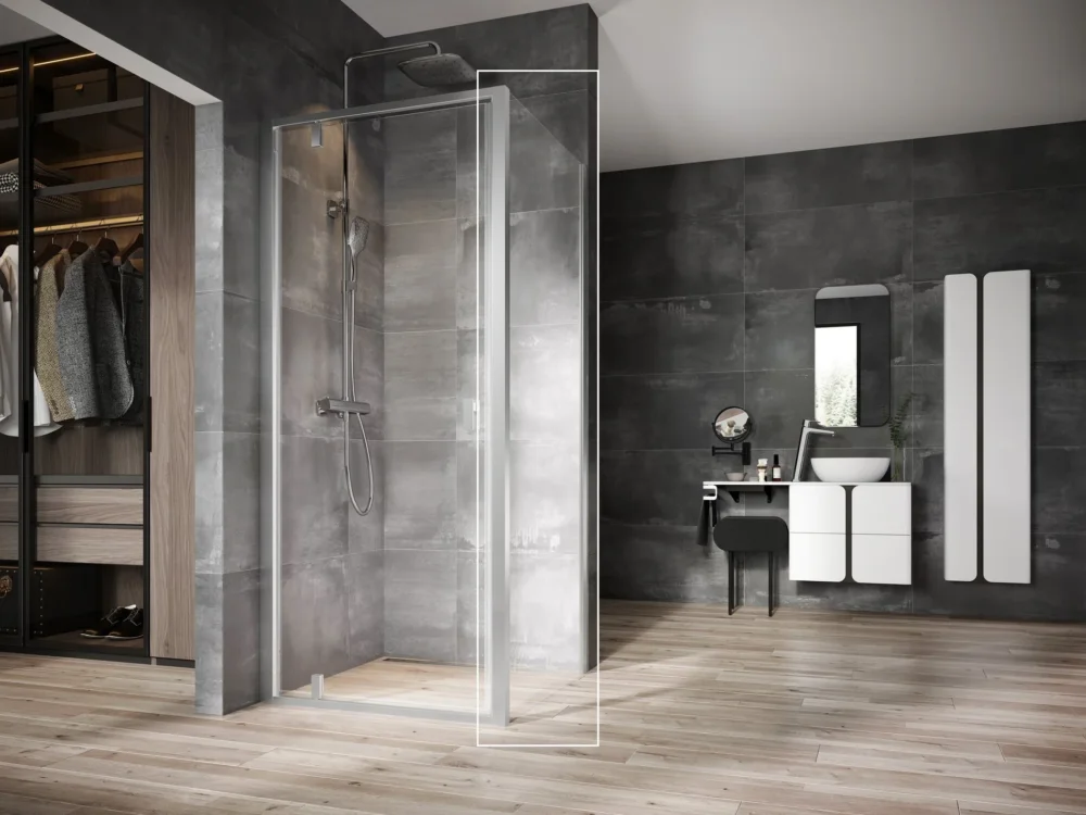 Akční Nabídka Pevná stěna Nexty NPSS - NPSS 90, satin+transparent 90O70U00Z1