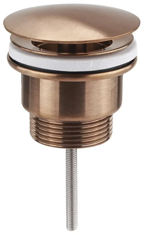 Sapho Umyvadlová Výpust 5/4“, Neuzavíratelná, Velká Zátka, 10-55mm, Měď Mat Levný