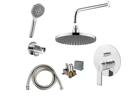 Akční Cena Ventura, Sprchový Set S Podomítkovou Baterií Pro 2 Odběrná Místa, S Aq-boxem VNR166-SET1