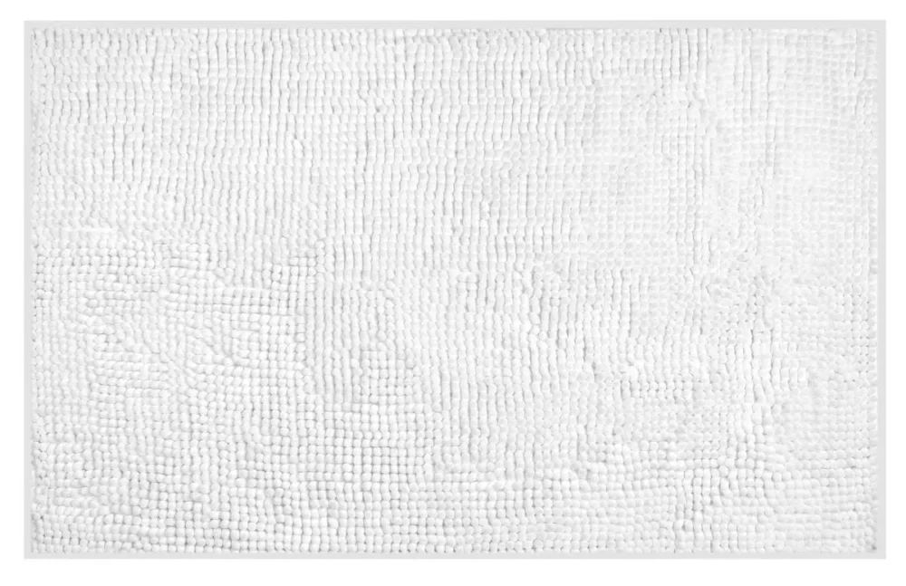 Objednat Nyní Aqualine Chenill Koupelnová Předložka 50x80cm, 100% Polyester, Bílá