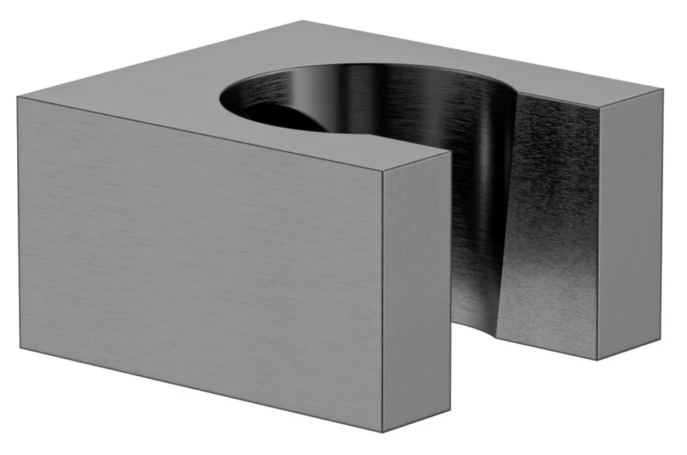 Sapho Držák Sprchy Hranatý, Pevný, Gun Metal Cenově Výhodný