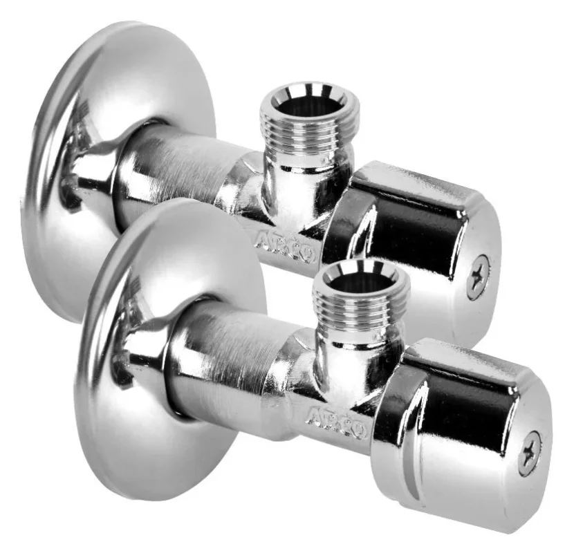 Časově Omezené Arco Rohový Ventil A-80 1/2"x3/8", Anticalc, Chrom, Pár
