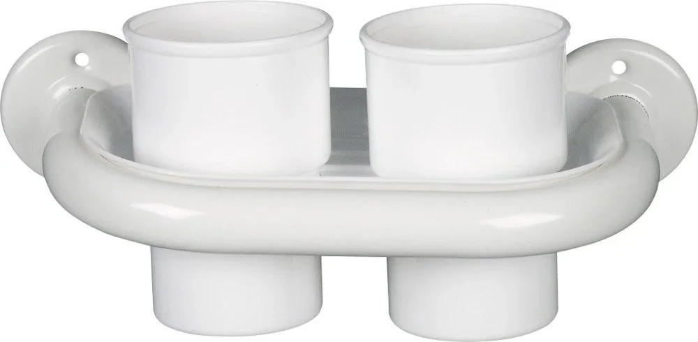 Aktuální Aqualine White Line Držák Kelímků, Bílá