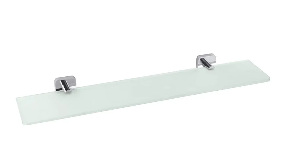 Rychlé Dodání Sapho Insia Polička Skleněná 600x50x132mm, Chrom
