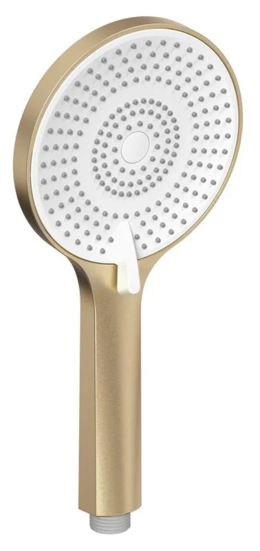 Sapho Ruční Masážní Sprcha, 3 Režimy Sprchování, Silikon Trysky, Průměr 120mm, Abs/světlé Zlato Mat Horká Nabídka