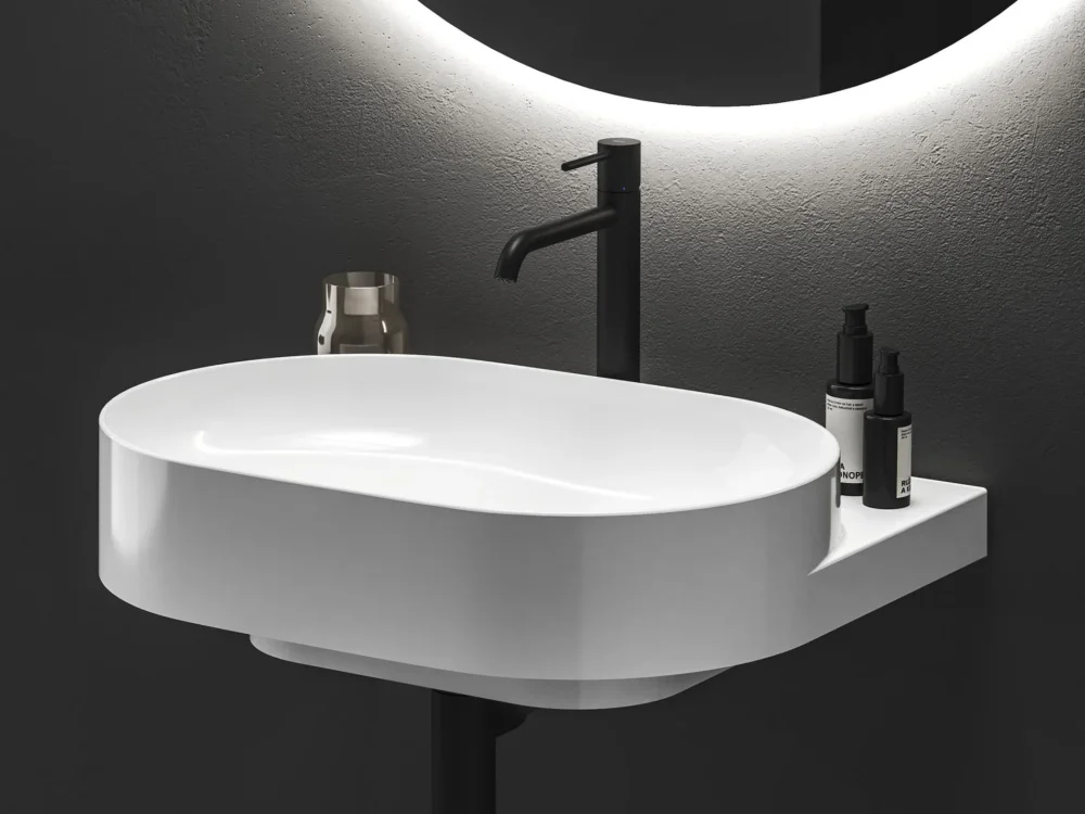 Umyvadlová stojánková baterie Espirit BeCool ES 014.01 - ES 014.21BLM Umyvadlová stojánková baterie BeCool 250 mm bez výpusti, černá matná X070402 Sezónní Sleva