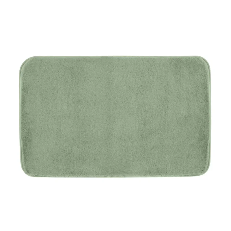 Vysoce Kvalitní Gedy Fuzzy Koupelnová Předložka, 60x100cm, 100% Polyester, Protiskluz, Zelená