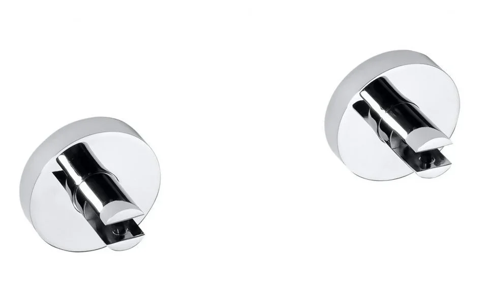 Sapho X-round Držáky Skleněné Poličky 8mm, Chrom Omezená Nabídka
