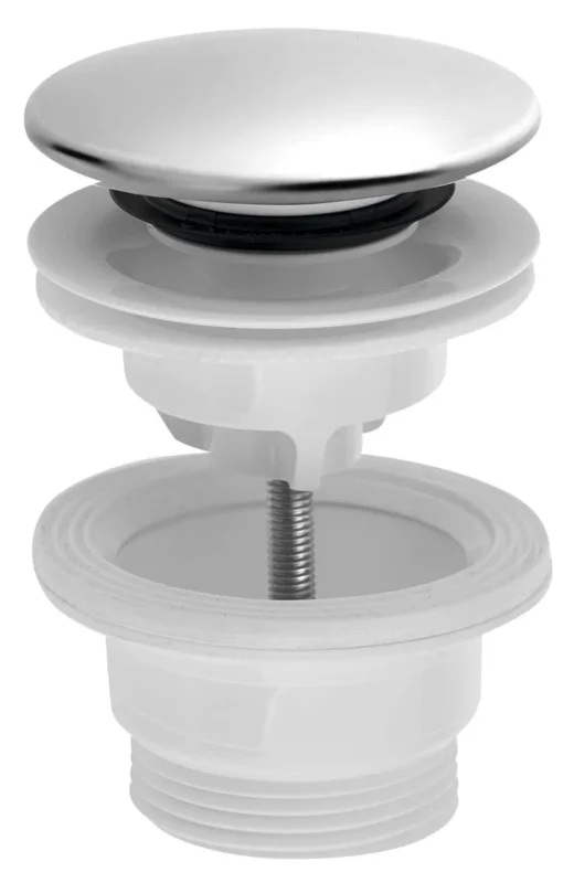 Bruckner Umyvadlová Výpust 5/4“, Click-clack, Velká Zátka, 4-45mm, Abs/nerez Omezená Nabídka