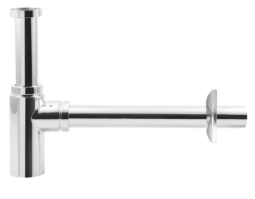 Aqualine Umyvadlový Sifon 5/4", Odpad 32mm Kulatý, Chrom Bezpečná Platba