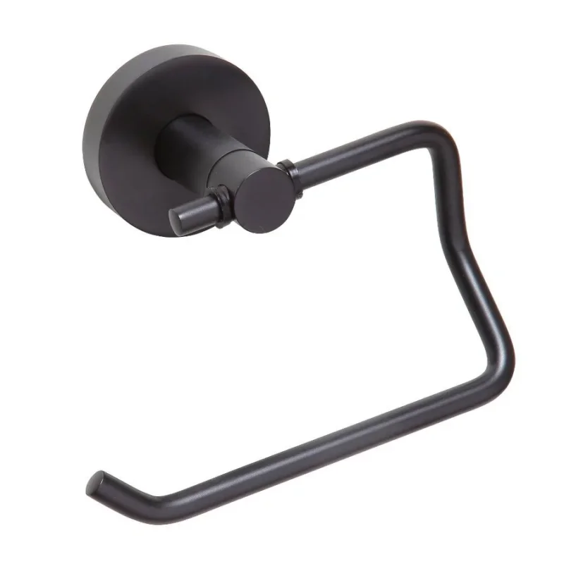 Pouze Dnes Sapho X-round Black Držák Toaletního Papíru, černá Mat