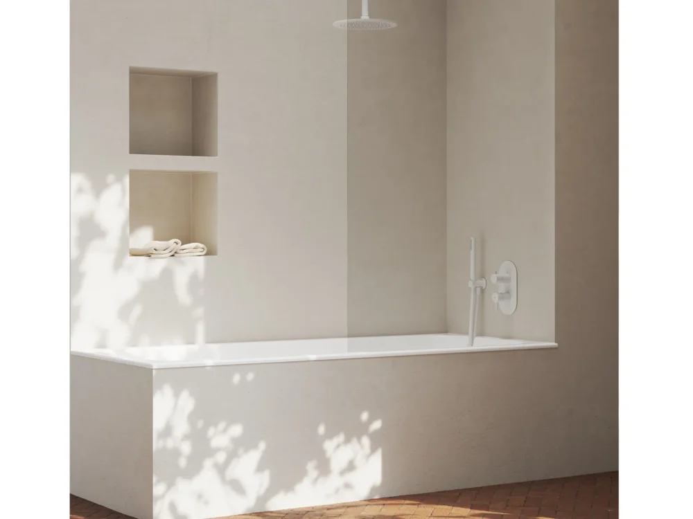 Podomítková baterie Espirit ES 068.00, s přepínačem, pro R-box - ES 068.10WV.O3.RB07F Podomítková baterie 3-cestná bez tělesa, White Velvet X070246 Nová Kolekce