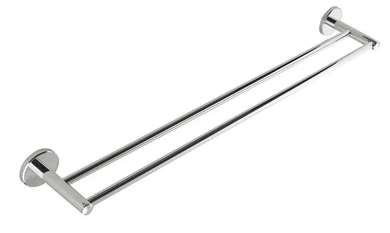 Nejprodávanější Aqualine Samba Dvojitý Držák Ručníků 600mm, Chrom