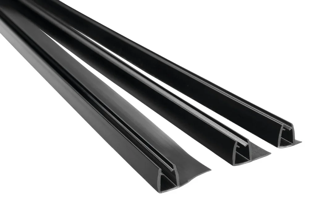 Expresní Doručení Polysan Easy Black Set Svislých Těsnění Pro Sklo 6/6/6mm, 2000mm (2ks)