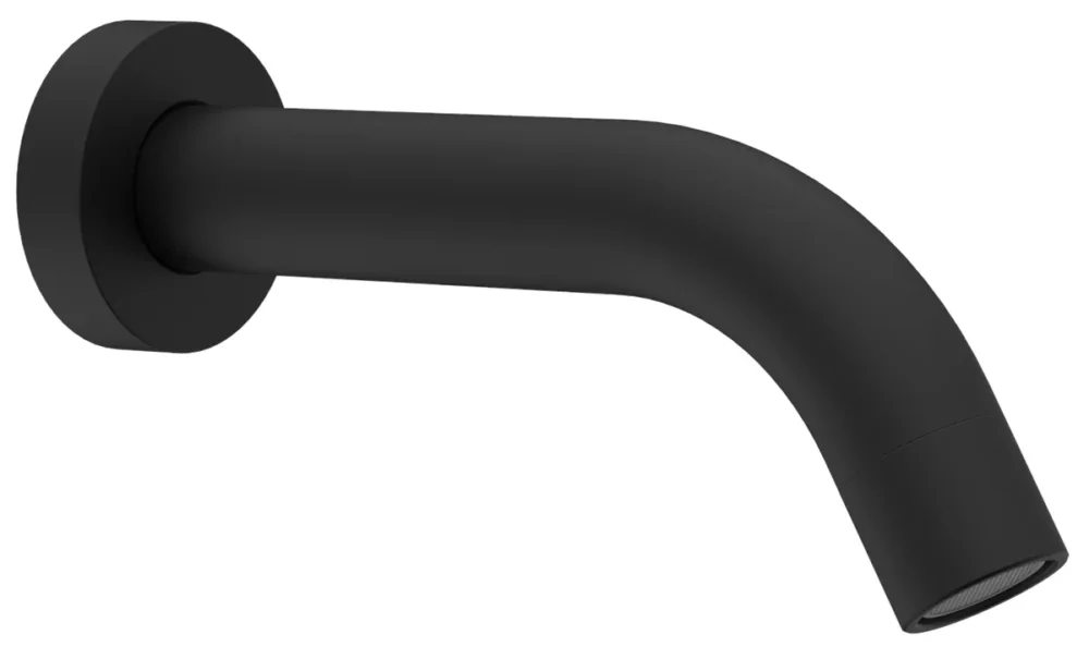Jen Po Omezenou Doba Sapho Nástěnná Výtoková Hubice, Kulatá, 174mm, černá Mat