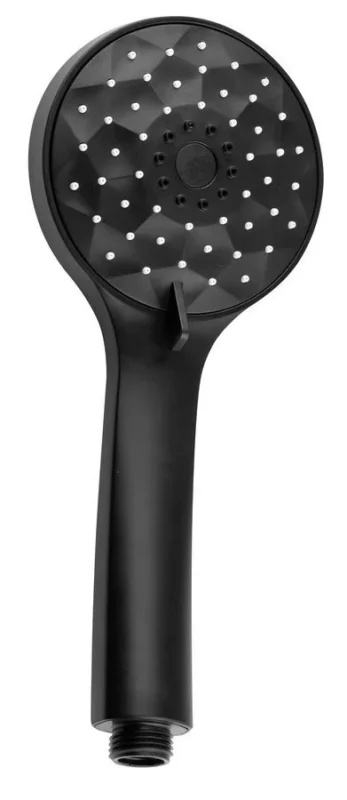 Jen Po Omezenou Doba Sapho Ruční Masážní Sprcha, 4 Režimy Sprchování, Silikon Trysky, Průměr 101mm, Abs/černá Mat