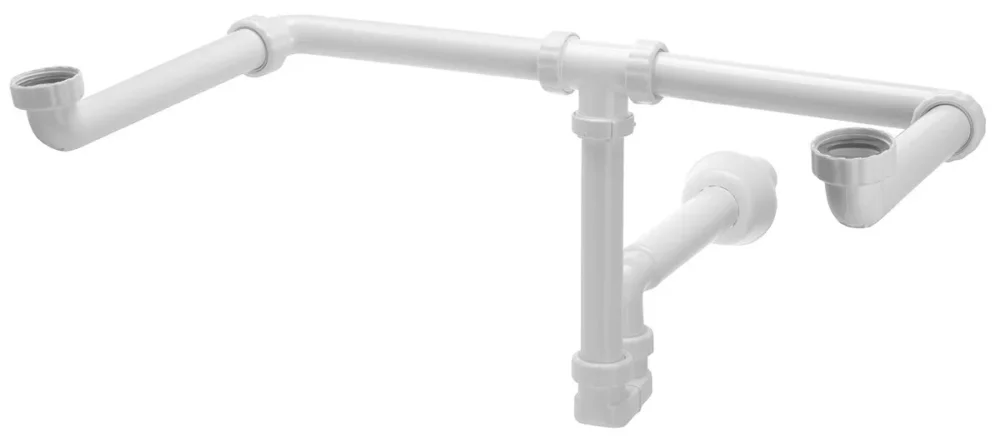 Bruckner Mosquito Umyvadlový Sifon Pro Dvojumyvadlo, 5/4", Dn40, Bílá Hit Sezóny