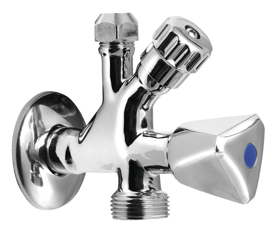 Aqualine Kombinovaný Ventil 1/2"x3/4"x3/8", Chrom Jen Po Omezenou Doba