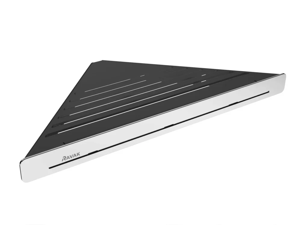 Autentický Polička Slim C - Polička Slim C, černá/chrom X07P576