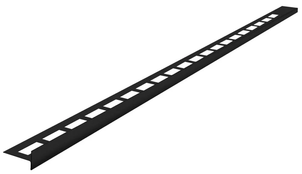 Sapho Spádová Lišta, Pravá, Výška 10mm, Délka 1000mm, černá Mat Nakupujte Hned