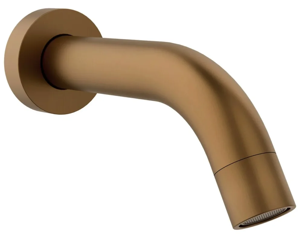 Sapho Nástěnná Výtoková Hubice, Kulatá, 174mm, Měď Mat Nakupujte Hned