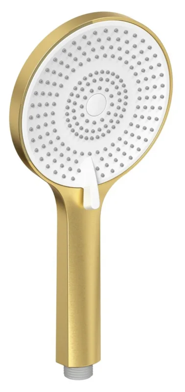 Sapho Ruční Masážní Sprcha, 3 Režimy Sprchování, Silikon Trysky, Průměr 120mm, Abs/zlato Mat Jen Po Omezenou Doba