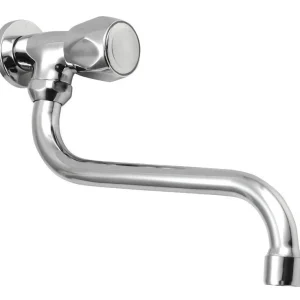 Akční Nabídka Aqualine Nástěnný Ventil 1/2", Otočná Hubice, Chrom