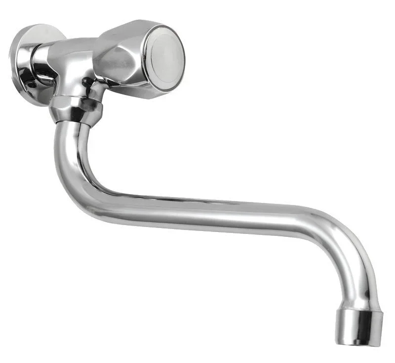 Akční Nabídka Aqualine Nástěnný Ventil 1/2", Otočná Hubice, Chrom