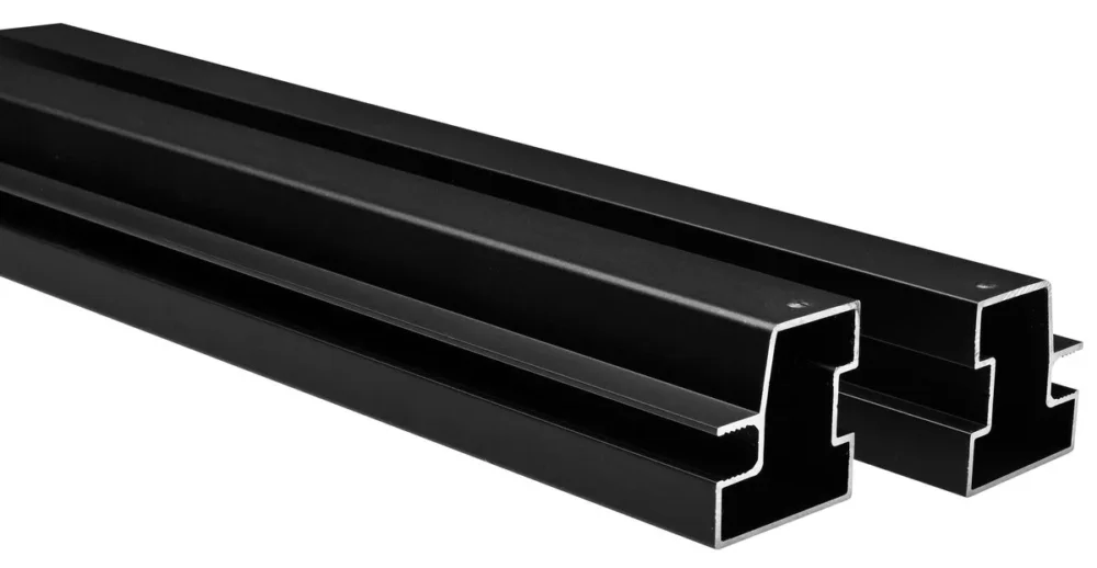 Nová Kolekce Polysan Easy Black Set Vodorovných Spojovacích Profilů Pivotových Dveří 1900mm