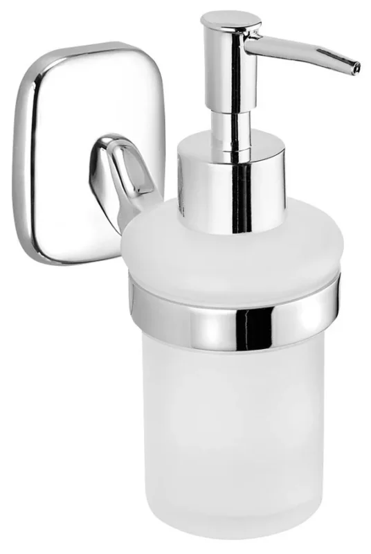 Aqualine Rumba Dávkovač Mýdla 160ml, Mléčné Sklo, Chrom Ověřený