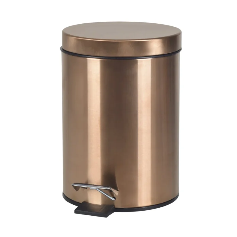 Sapho X-round Copper Odpadkový Koš 3l, Měď Mat Časově Omezené
