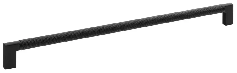 Sapho Kovová úchytka Vroubkovaná, 334/320mm, černá Mat Akční Nabídka